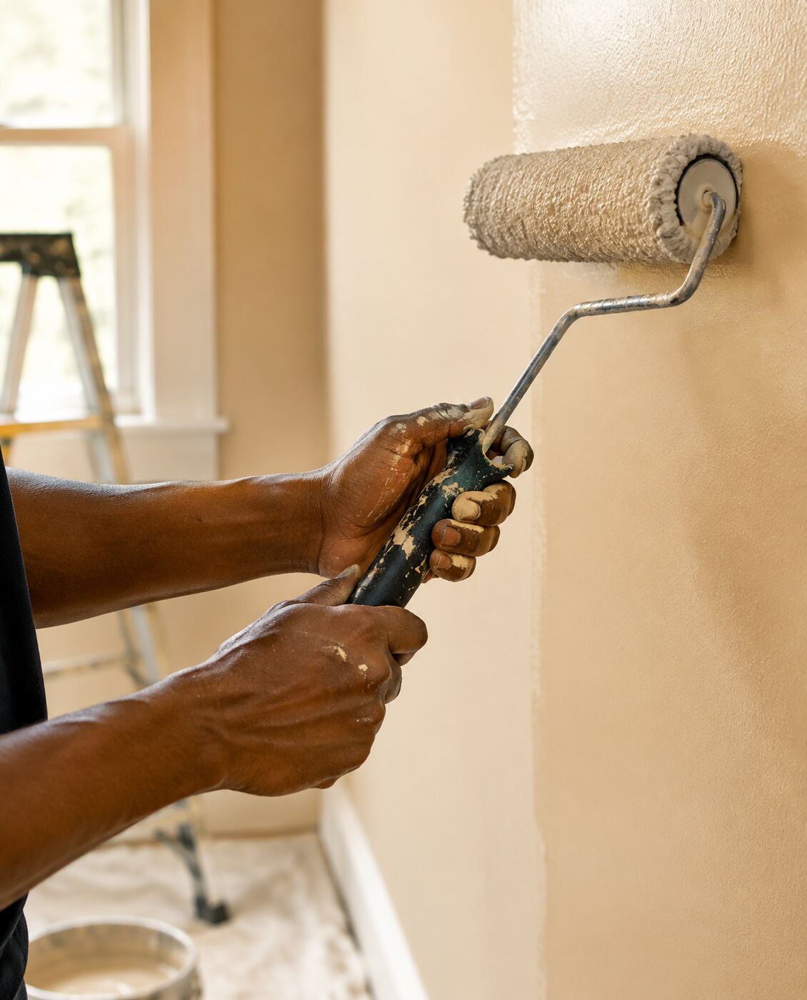 Interior painting work